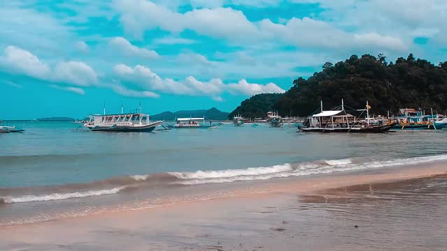 Relaxing Time Lapse Video Of Boats By The Shore
