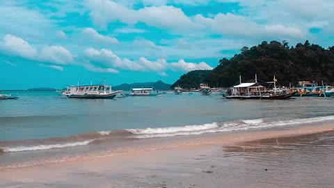 Relaxing Time Lapse Video Of Boats By The Shore