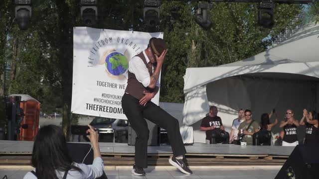 Canada Day '21 Vancouver Freedom Music Festival - Amazing Michael