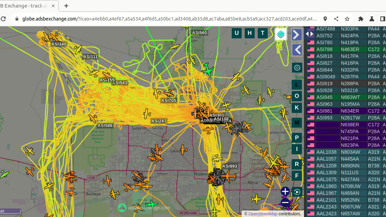 more bird nazis over Morristown - N8647E N819PA gang bang - Jan 26th 2024 -