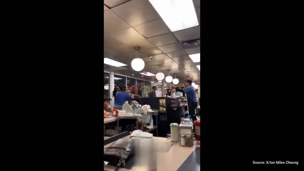 WATCH: Flamboyant Waffle House Patron Assaults Female Employee