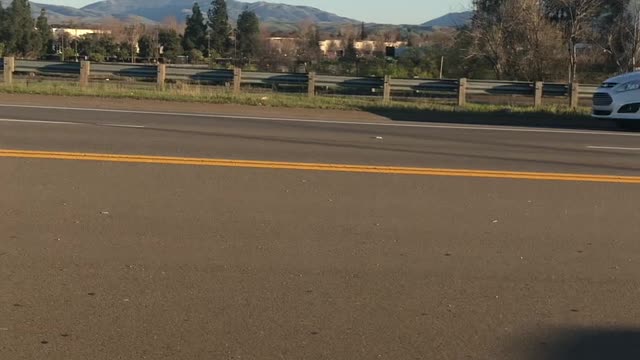 Plane Crashes Into Car on Californian Highway