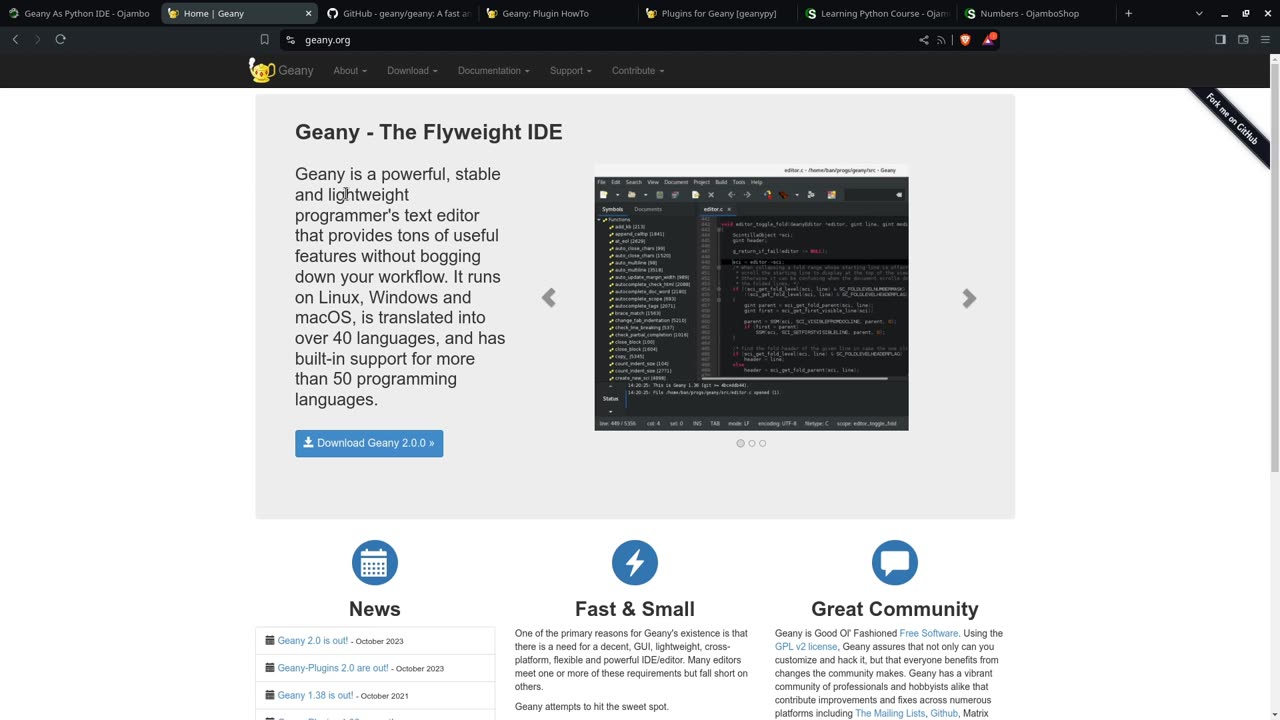 Geany As Python IDE