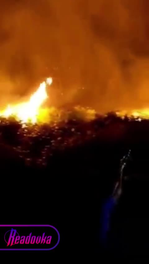 Taiwan started an artillery showcase but triggered a large forest fire on a mountain.