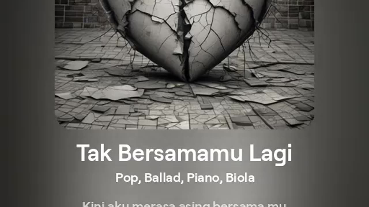 Tak Bersamamu Lagi Video Lyric