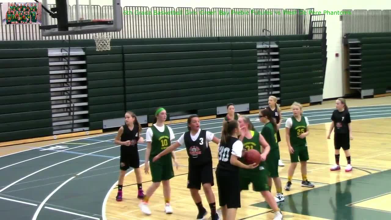 6th Grade Girls Basketball Green Bay Preble Futures vs West De Pere Phantoms