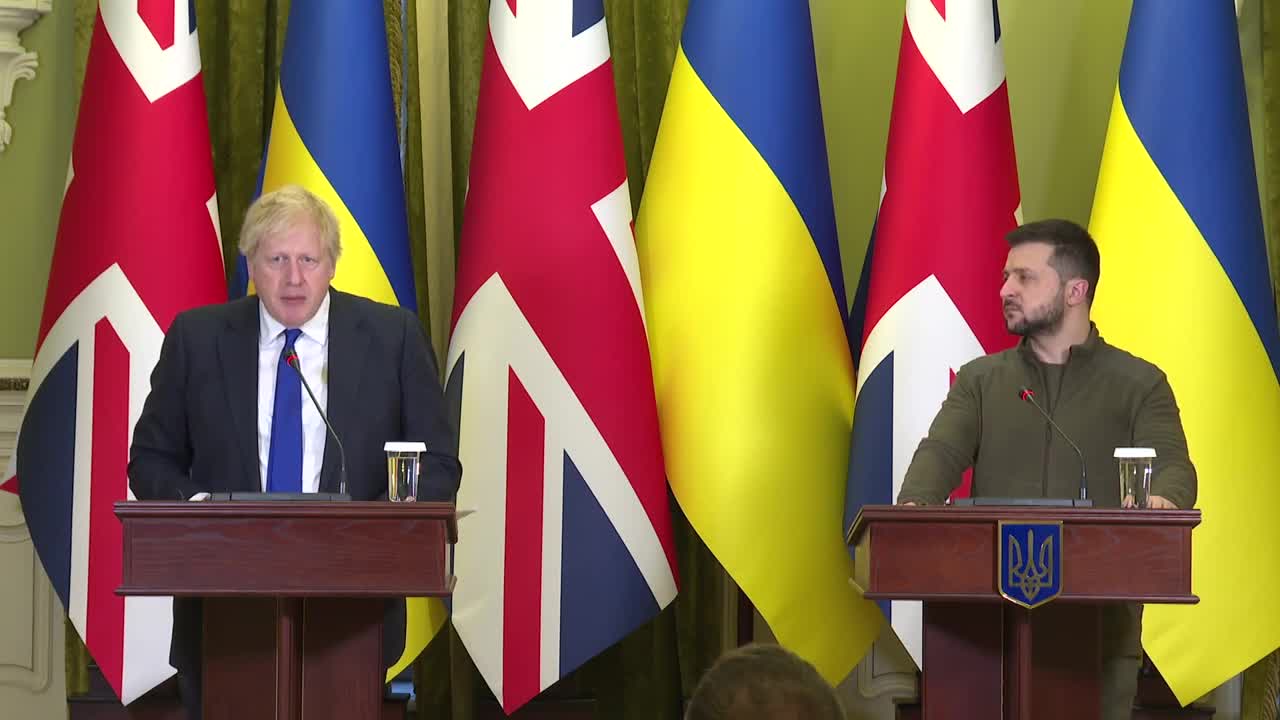Britain’s PM Boris Johnson latest foreign leader in Kyiv