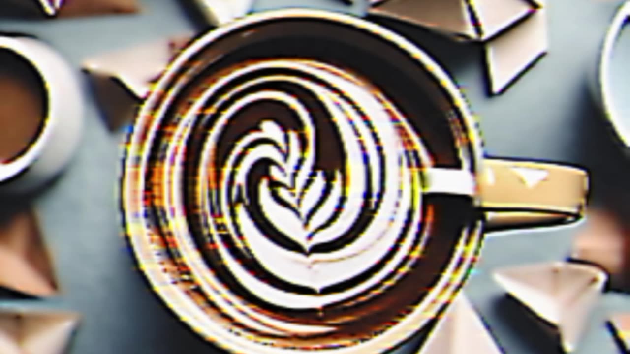 "Sip and Strokes: AI Art Unleashes the Beauty of Tea"