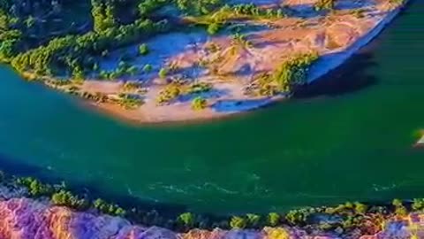 Colorful river