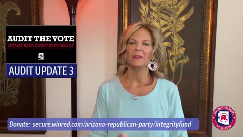 Arizona Election Audit Update From Dr. Kelli Ward, The Fight Goes On