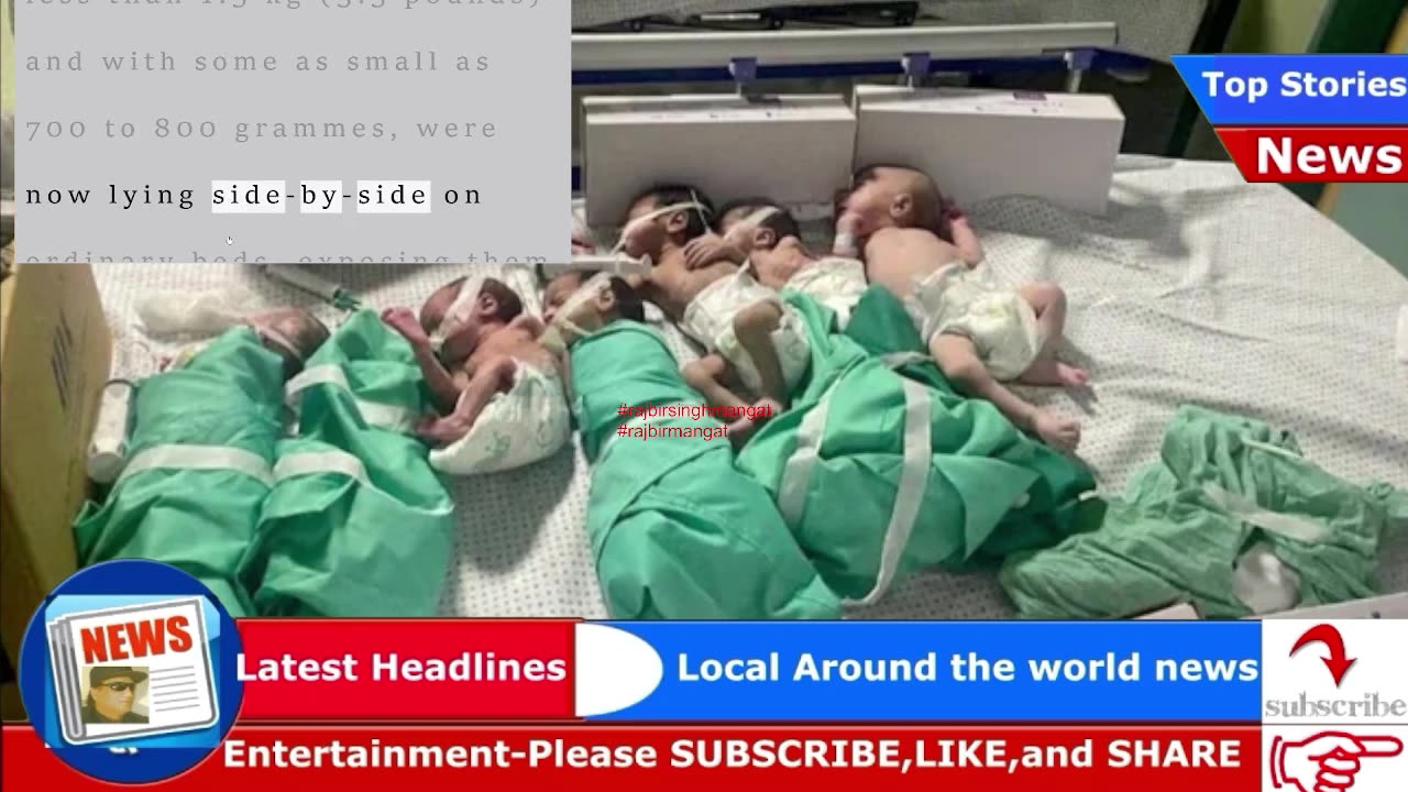 Lives of 36 babies in Gaza hospital at risk despite Israeli incubator offer