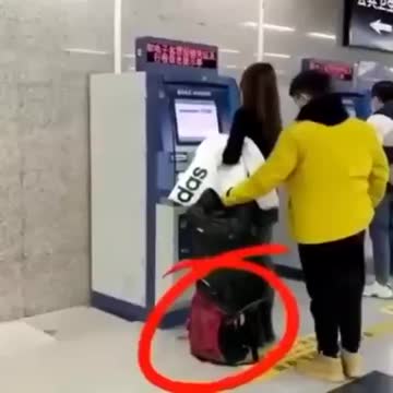 Watch out for your luggage while busy waiting for your flight!