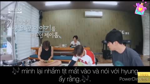 Jimin (BTS) sings the song "Dont Wake Me Up"