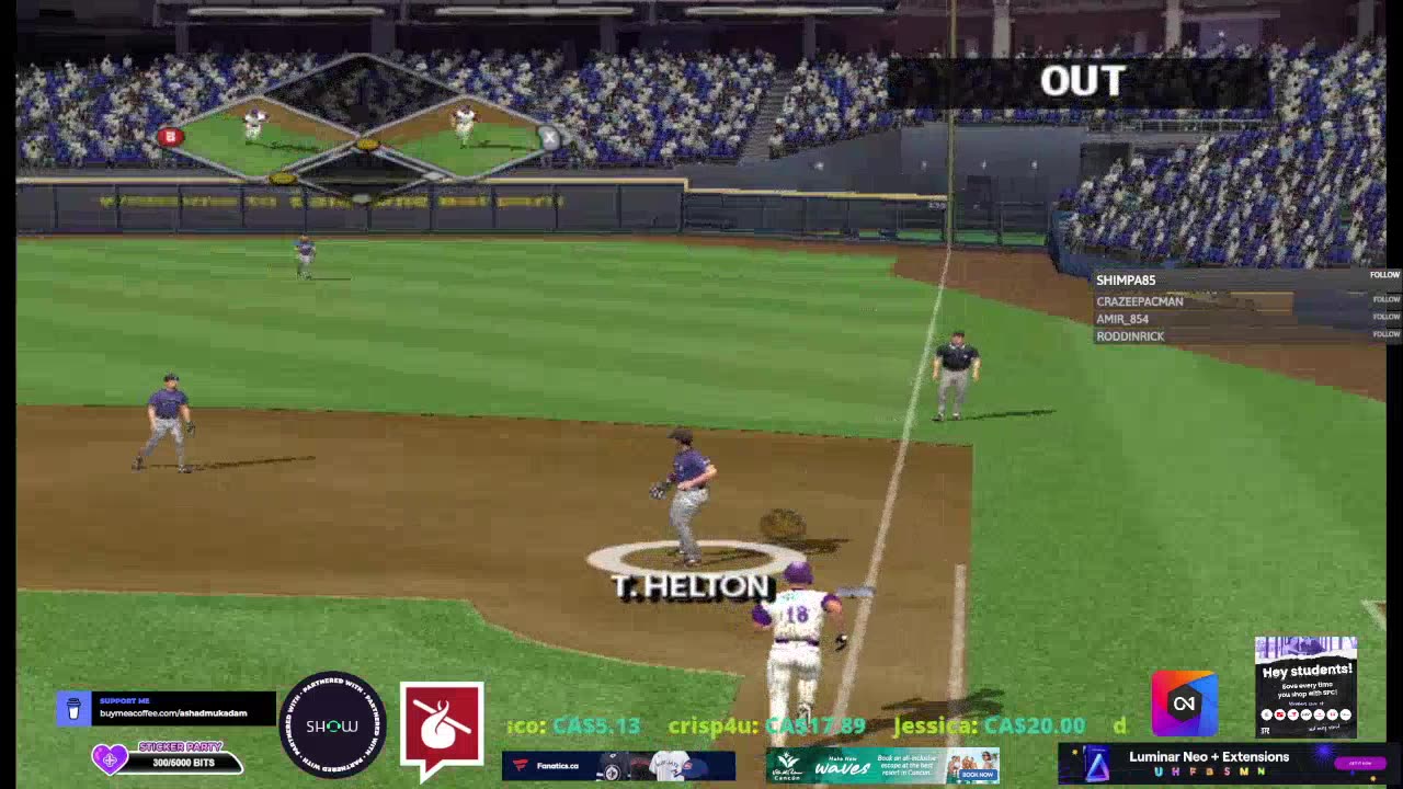 2-for-1 Birthday Stream, Part 2: MVP Baseball 2005 - November 10, 2023 Gameplay