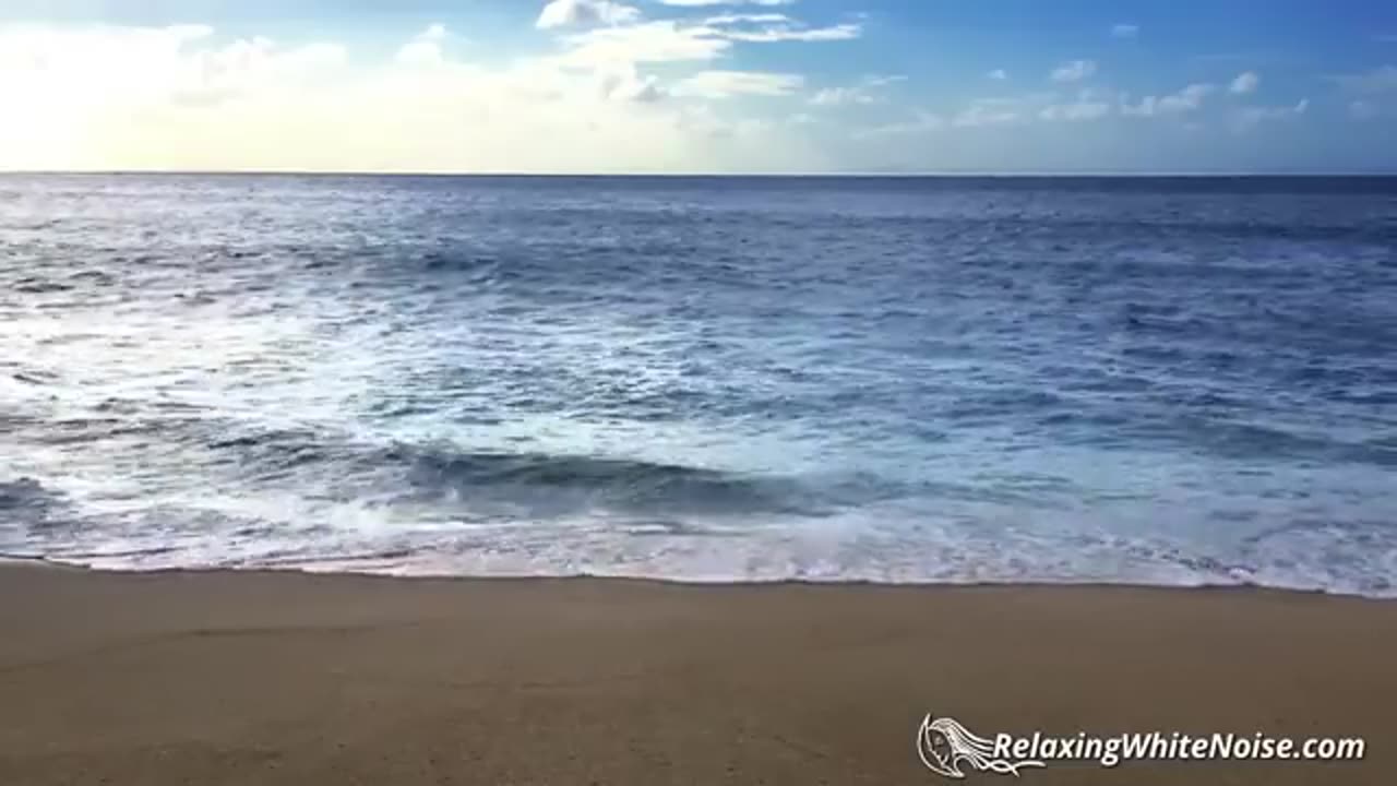 Ocean waves sound for relaxing 10hours.