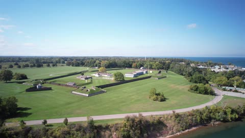 Fort George National Historic Site Niagara on the Lake Ontario Canada 09 30 2024