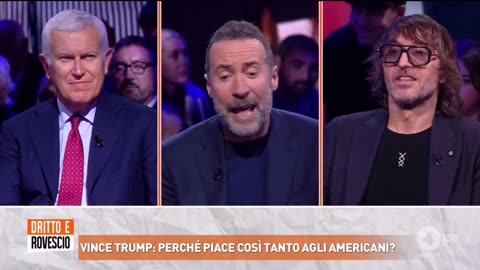 Luca Sommi in tv Trump le spara grosse,Harris ha sbagliato tutto.come han fatto i dem a perdere?hanno gestito una guerra in Ucraina malamente cioè le risorse economiche le hanno messe in armi per l'Ucraina e non per la fascia più debole americana