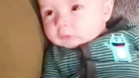 Funny baby sneezing moments