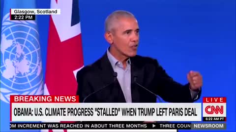 Obama takes shots at Trump at COP26 in Glasgow