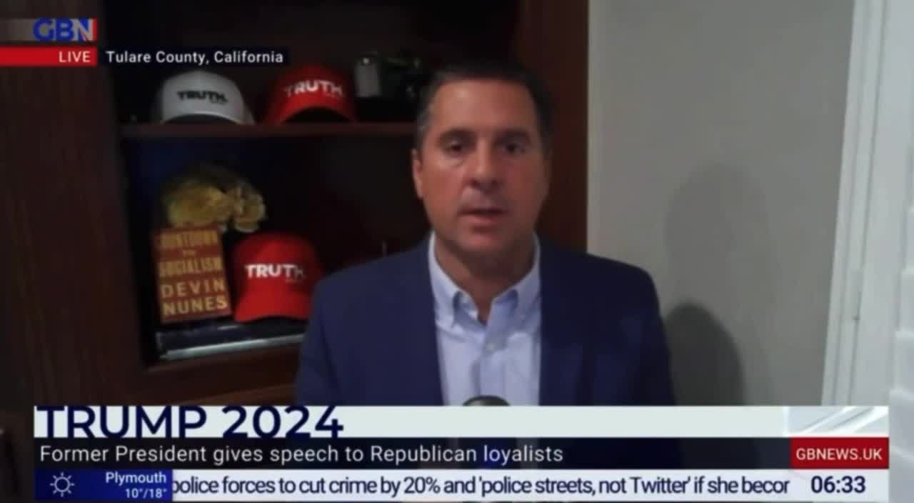 Devin Nunes calmly explains to this limey pushing the ‘TrUmP iS diViSive’