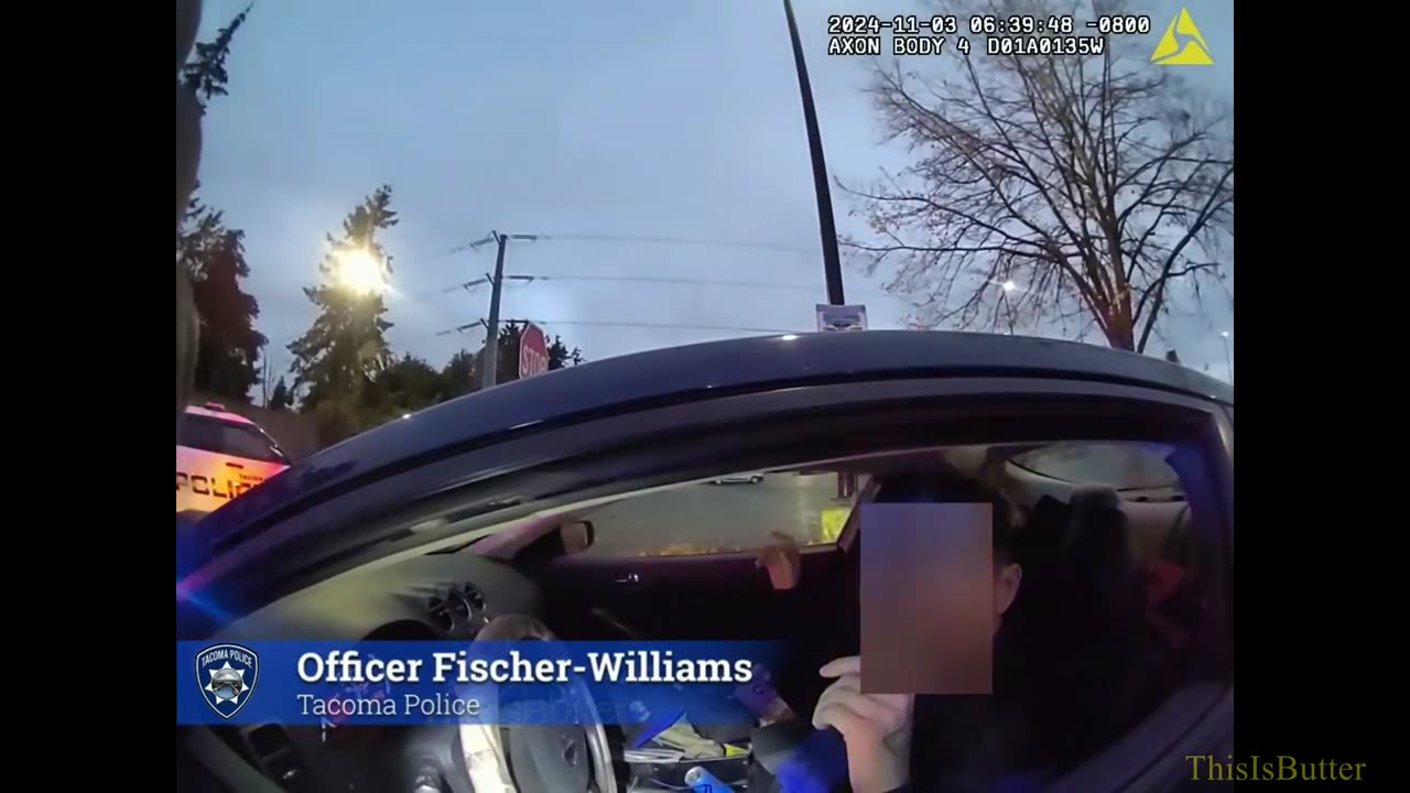 Bodycam video captures sleepy driver trying to run from Tacoma police