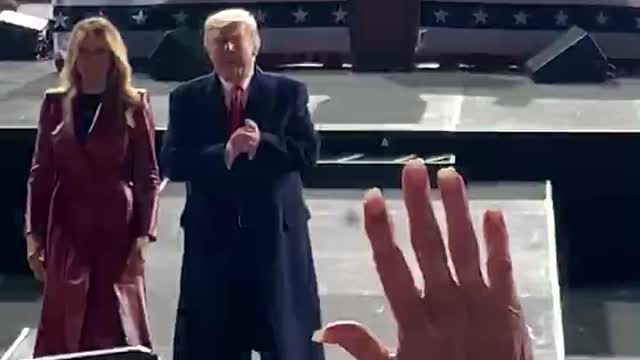 Trump Departure Dance