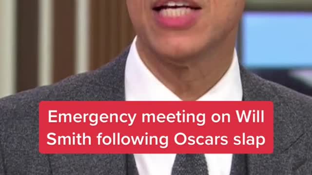 Emergency meeting on Will Smith following Oscars slap