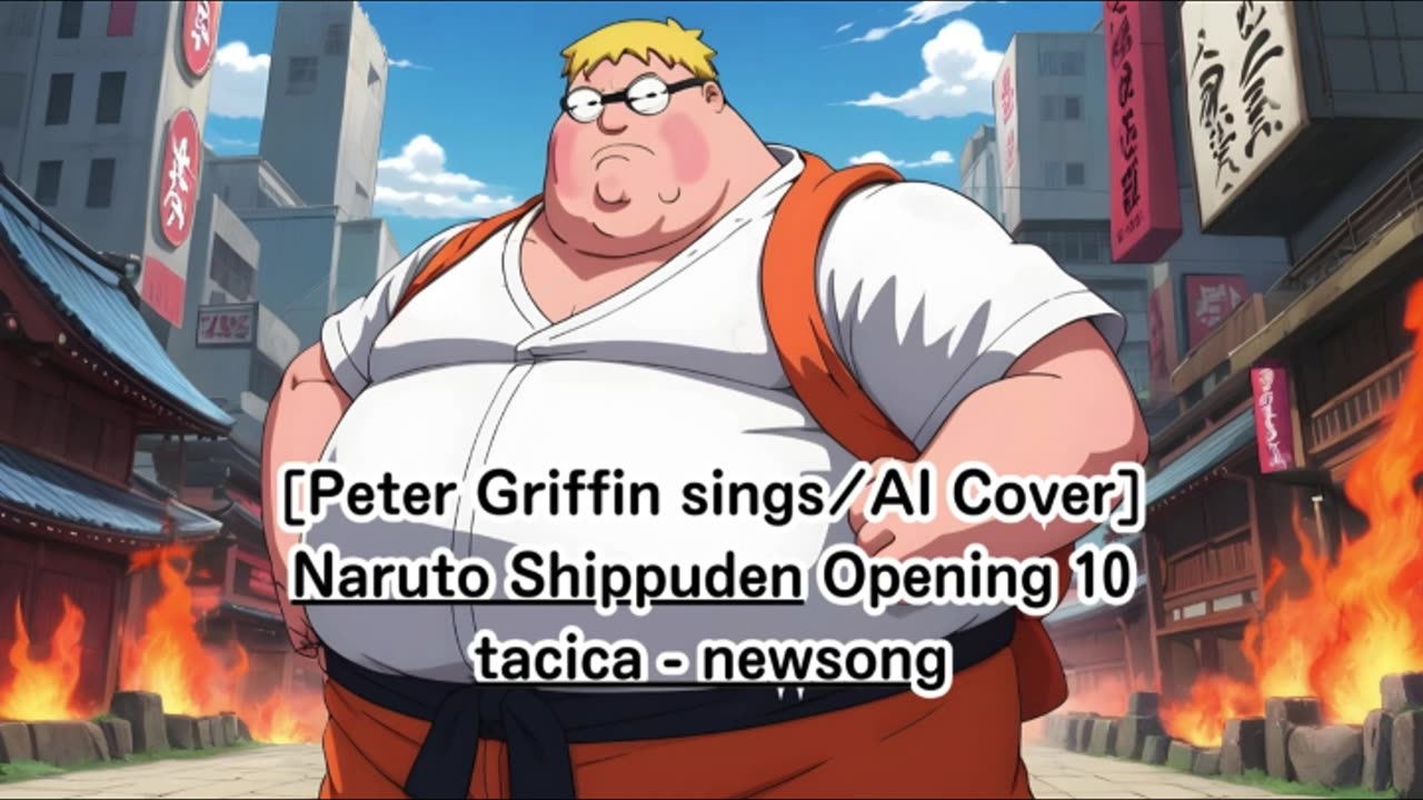 [Peter Griffin sings/AI Cover] Naruto: Shippuden Opening 10 | tacica - "newsong" tacica