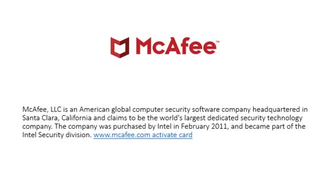 www.mcafee.com activate card