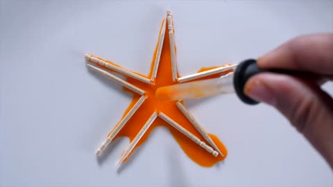 How To Do Toothpick Star Experiment With Water - Easy Science Experiment