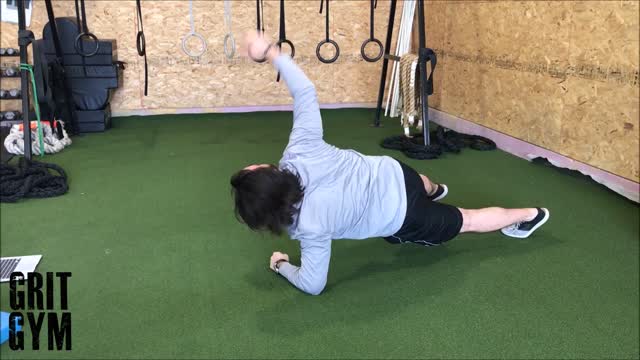 T Plank Rotation