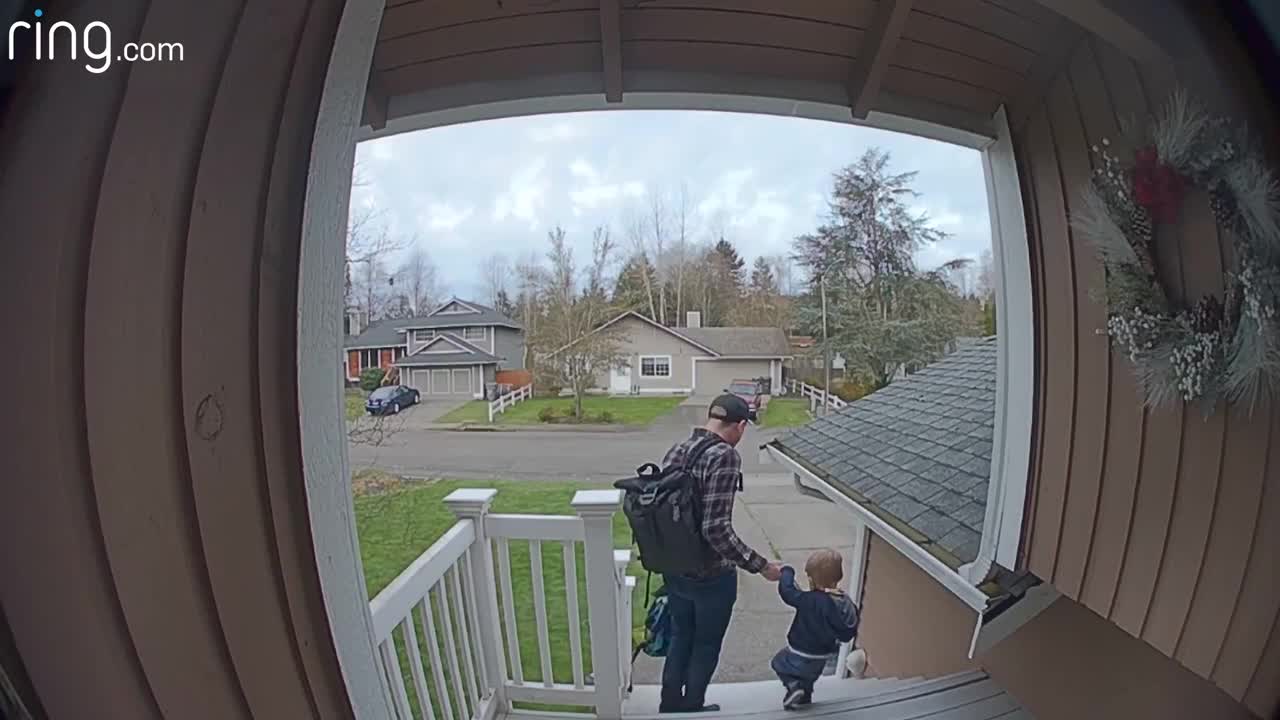 Son Learned Quickly That Mom Can See Him Through Their Ring Video Doorbell