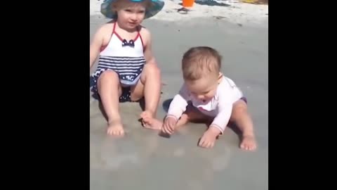 Baby funny moments