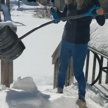 Me shovelling snow