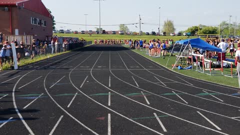 5.10.22 - Boys 100m Dash (Both Heats) at Scott County HS