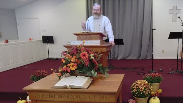 9-26-2021 - Clay Hall - full service - Sermon Title: In the Depths of Desperation