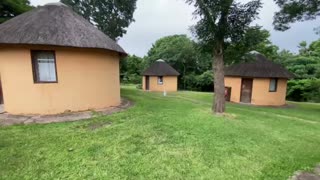 Rondavels at Hluhluwe Game Reserves' Hilltop Camp