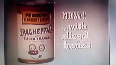 1966 FRANCO-AMERICAN SPAGHETTI-Os TV COMMERCIAL
