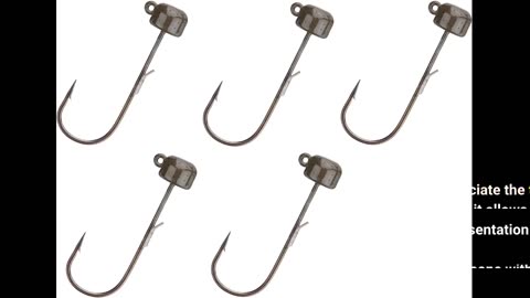 Buyer Feedback: Reaction Tackle Tungsten Mushroom Head Ned Rig Shroom Jig Heads (5-Pack)