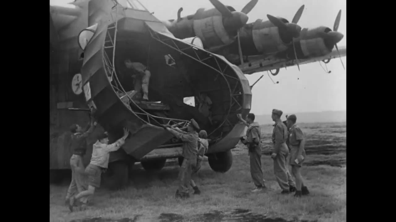 Messerschmitt Me 323 Gigant transports ferrying equipment in the Mediterranean Theater circa 1943