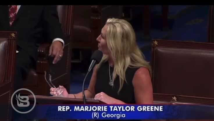 Marjorie Taylor Greene on January 6th - Savage