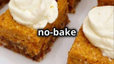 Here's a simple and delicious recipe for No-Bake Pumpkin
