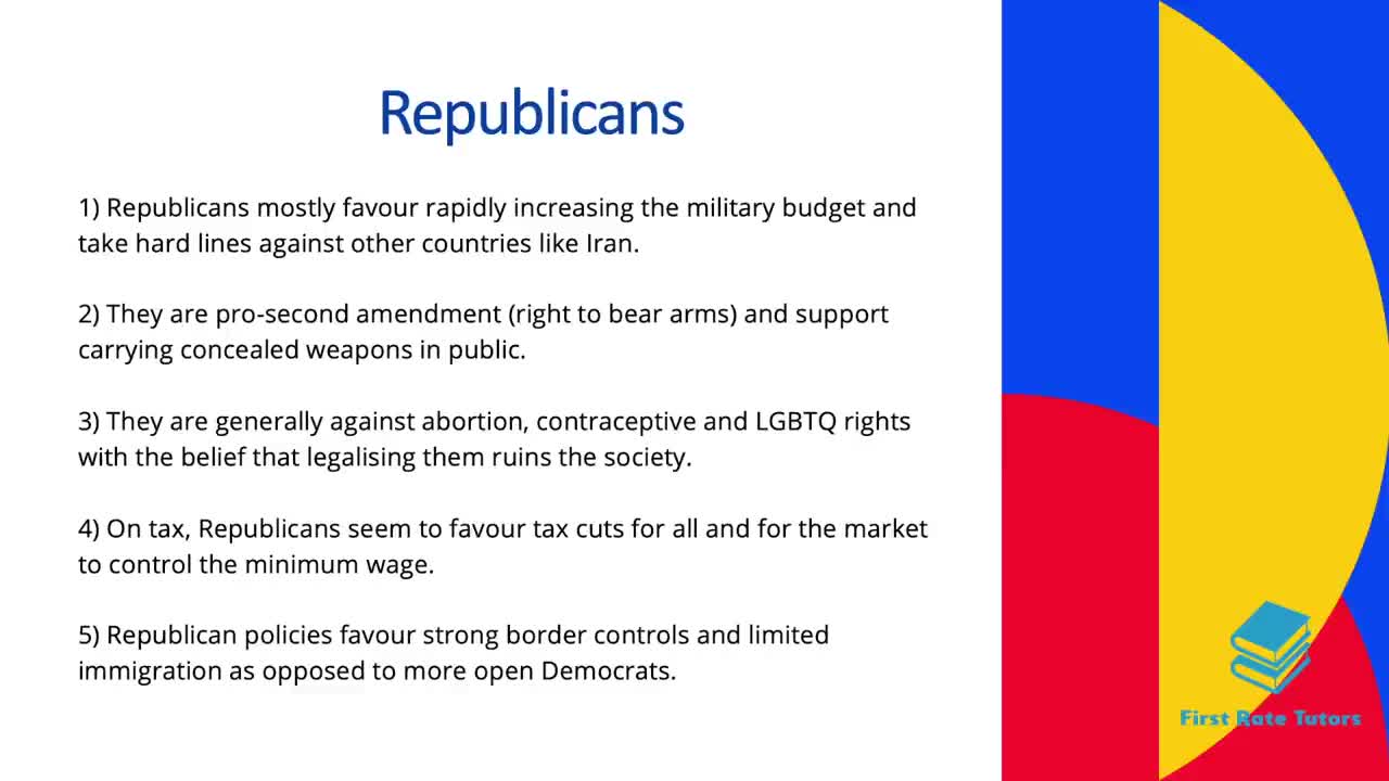 Democrats vs Republicans Explained In 5 Minutes!