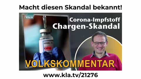 ‼️Der Coronaimpfstoff-Chargen-SKANDAL‼️💉