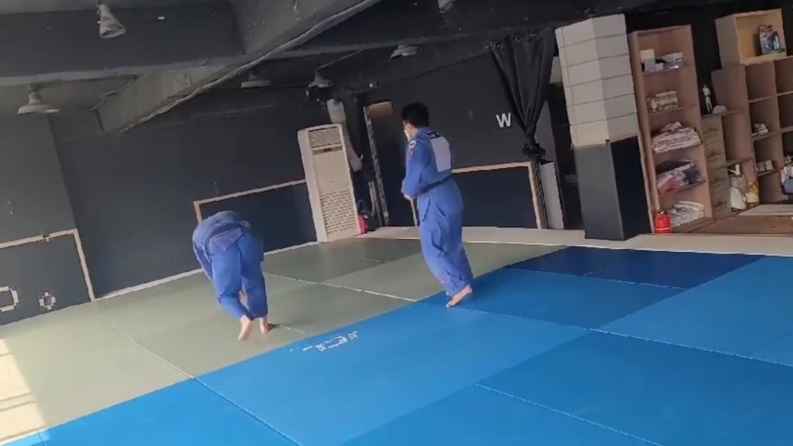 It's been a while since I worked out.judo