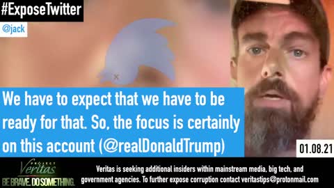 Project Veritas Exposes Jack Dorsey, CEO of Twitter Pt 1