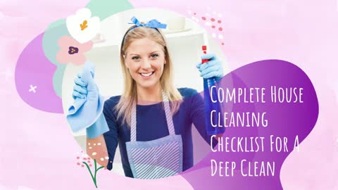 Complete House Cleaning Checklist For A Deep Clean