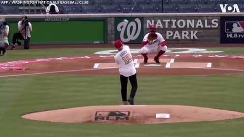 Scumbag Murderer Fauci "Throws" The First Pitch