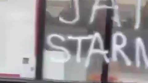 Labour Party offices are being vandalised across Britain.