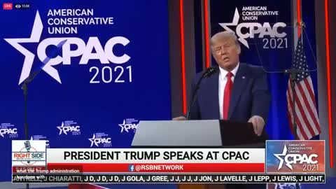 Trump endorses experimental injection at CPAC 2021